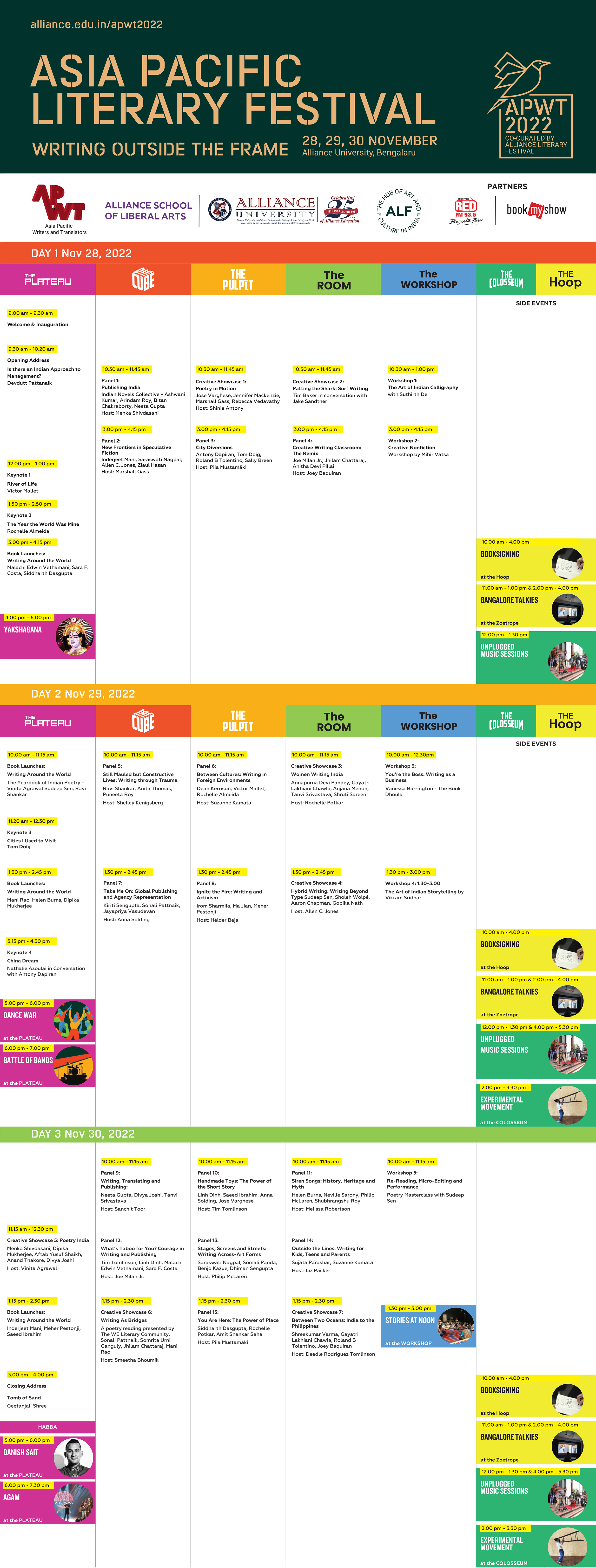 Program Schedule